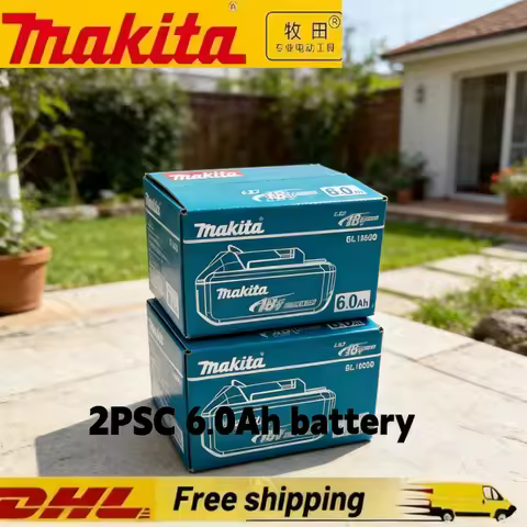 BL1860B Makita battery 18V 6Ah rechargeable battery, for Makita DTD172 DDF487 DTW300 DGA404 Power To