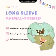 HM Kids Girl Adorable Animal-Themed Long-Sleeve Tees (18 months - 10 years old)