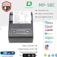 Free 3 rolls thermal printer mini Printer mobile printer bluetooth Portable mp 58c printer mesin pri