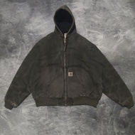 Vintage 00's Carhartt J68 MOS Sandstone Canvas Active Jacket