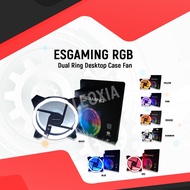 ESGAMING RGB Dual Ring Desktop Case Fan