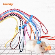 UMISTY Pet Hamster Leash, Nylon 1.4m Pet Cage Leash, Comfortable Adjustable Walking Leash Rat Mouse 
