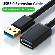 USB 3.0 2.0 Extension Cable For Smart TV PS4 Xbox Extender Cord Wire Super Speed Data Sync For SSD Fast Transfer Cables 3M 2M 1M