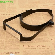 RALPHYG Elderly Person Handsfree Magnifier, Black Simple Headband Magnifier, Daily Interchangeable L