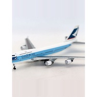 [Ready Stock Car Model] 1/400 Cathay Pacific Hong Kong Cathay Pacific Boeing Boeing 747 Airplane Mod