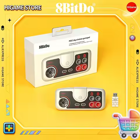 8BitDo Wireless Gamepad Controller for PC Engine Mini PC Engine CoreGrafx Mini Mini for Switch