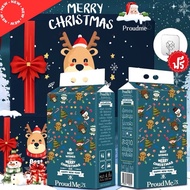 (1 Box Of 4 Bags) Christmas Tissue Pull-Out Type Can Be Hung 4-Layer Thickness 4000 Sheets In The C3