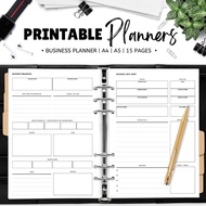 Startup Business Printable Planner PDF Journal Printable Planner Insert