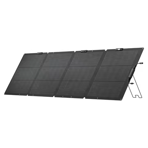 220 Watt Portable Foldable Solar Panel 25% High Conversion Efficiency N-Type Cell IP68 Waterproof Ad
