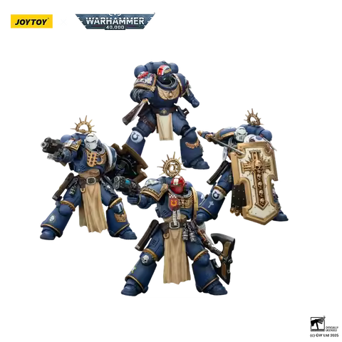 JOYTOY Warhammer 40K Secret Level Ultramarines Bladeguard Veterans 3-Pack Metaurus Levantus Torvald 