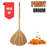 PADDY BROOM Penyapu jerami / Penyapu Lantai / Paddy Sweep Broom / Rattan handle broom Lidi Broom