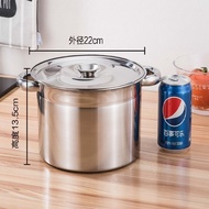 [Stainless Steel Seasoning Jar] 304 Stainless Steel Seasoning Jar Round Thickened Seasoning Cup with