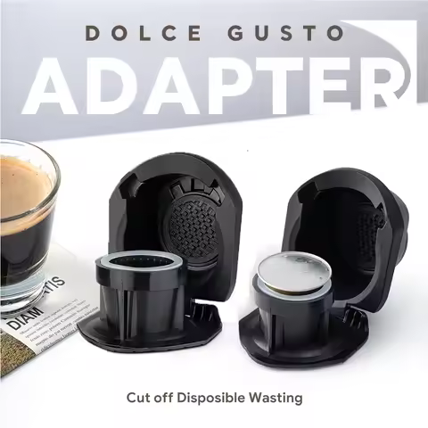 icafilas Reusable Adapter for Dolce Gusto EDG MINI Me Maker for Nescafe Genio S Plus Nespresso Coffe