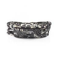 【二手】Prada PRADA 腰包/斜背包 TESSUTO COMICS 2VL132 黑色尼龍 Saffiano 皮革漫畫印花腰包 男女通用