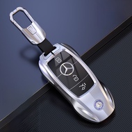 กระเป๋าใส่กุญแจรถยนต์ Mercedes-Benz E300L C260L GLC A200L C200 GLA GLB GLE350 แบบเรียบง่าย วัสดุซิลิ
