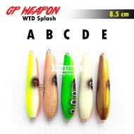 Lure GP WEAPON WTD Splash Handmade Kayu
