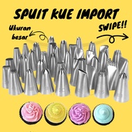 Imported Cake Syringes in Various Shapes of Churros Semprit Bread Molds Piping Bag Cake Decoration