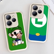 Soft Casing for Tecno POP Pova Spark 6 8 4 7 20 9 Pro 5G Case CF14 Cartoon Mario