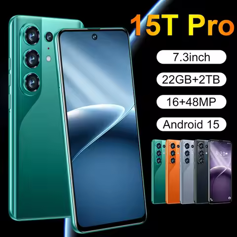 New Cell Phone Silicone Protective Cover for Smartphone 15T Pro 22GB+2TB Phone NEW 7.3HD Case Origin
