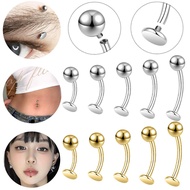 1 PC 14G Stainless Steel Belly Rings 6/8/10/12/14mm Internal Thread Belly Button Rings Lip Piercing 