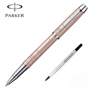 Parker IM Rollerball Pen Premium Pink Pearl with 0.5mm Fine Point Black Ink Refill(แกะสลักฟรี)