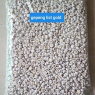 Flat Alphabet Mote Gold List - Flat Letter 1 pound
