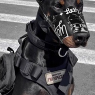 Cartoon Cute Dog Muzzle Anti-Bite Anti-Eating Anti-Barking Labrador Golden Retriever Doberman Bark S