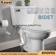 KwToilet Bidet Spray Toilet Seat Ultra-slim Dual Nozzle Intelligent Toilet Cover Adjustable Water Pressure Sprayer Pt