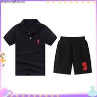 【🇲🇾Ready Stock】RL Cotton  & Shorts Set Baby Toddler Boy Kids Clothing Baju Bayi Budak Lelaki