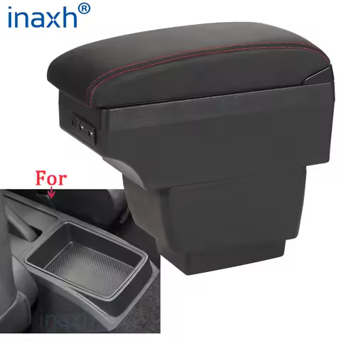 For Skoda Fabia Armrest for Skoda Fabia 3 III 2015-2021 Car Armrest Box Retrofit Parts Storage Box C