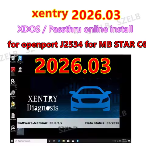xentry 2026.03 Passthru/XDOS full software DAS DTS Monaco EPC WIS veidam.o Starfinder For MB STAR sd