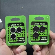 REAL PICT TECNO POVA 7 PRO 7Ultra 7 4G / 5G Tempered Glass RING Full Frame Lens Back Cover Protector