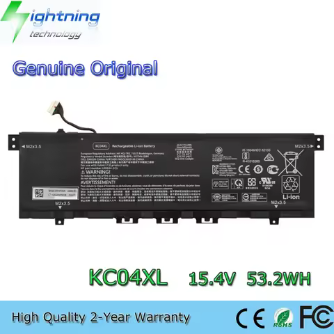 New Genuine Original KC04XL 15.4V 53.2Wh Laptop Battery for HP ENVY X360 13-AG 13-AH L08544-2B1 HSTN