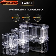 UNDIESSHOP Fish Breeding Box, Transparent Isolation Aquarium Breeder Box,  Acrylic Feeding Access Sp