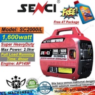 Senci SC2000iL Petrol Generator Inverter Silent Type 1,600watt