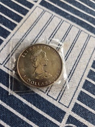 1988年珍藏9999純銀楓葉銀幣