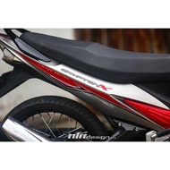 Ball Decal Removable Sticker for Exciter 2009 Crypton X Greek Red Silver Model