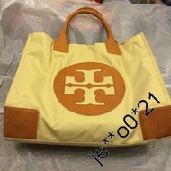 TORY BURCH 卡其色大SIZE 手挽袋