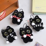 Cute Little Black Cat Plush Doll All-Match Backpack Pendant Children Toy Gift SP115