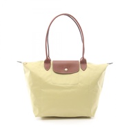 【二手】Longchamp Le Pliage Original L 手提包，L1899089244，開心果綠帆布皮革，Le Pliage Original L 單肩包