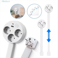 HUBERT Electrical Outlet Extender Plug, EU Rotates Wall Outlet Extender, Versatile Adjustable Length