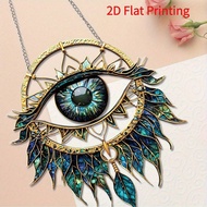 Evil Eye Dream Catcher] 1pc Fantasy Acrylic Evil Eye Dream Catcher Suncatcher Indoor Wall Hanging De