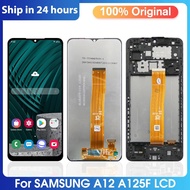 ۩6.5\" Original DISPL For Samsung Galaxy A12 LCD Display For Samsung A12 A125F with Frame Touch n✌