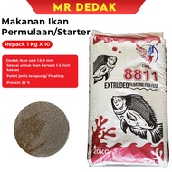 [10KG] [8811] Makanan Ikan Permulaan 2mm [Starter Fish Pallet] [Talapia Keli Kelah] 32% PROTEIN!!