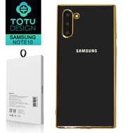 TOTU台灣官方 SAMSUNG Galaxy Note10手機殼防摔殼電鍍軟殼 柔簡系列 金色