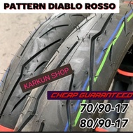 TYRE TAYAR TUBELESS PATTERN PIRELLI DIABLO ROSSO BRAND ASIA TYRE