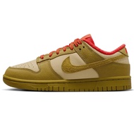 Nike Women's Dunk Low SE Sesame/Bronzine-Picante Red (FQ8897 252) - 7.5