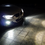 หลอดไฟตัดหมอก LED 6000K 12V-24V สีขาวสว่าง สําหรับ Honda Jazz GE 2009 2010 2011 2012 2013 1 คู่ รับประกัน 12 เดือน