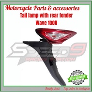 REAR FENDER WITH TAIL LAMP WAVE100R lampu belakang EKOR wave 100r