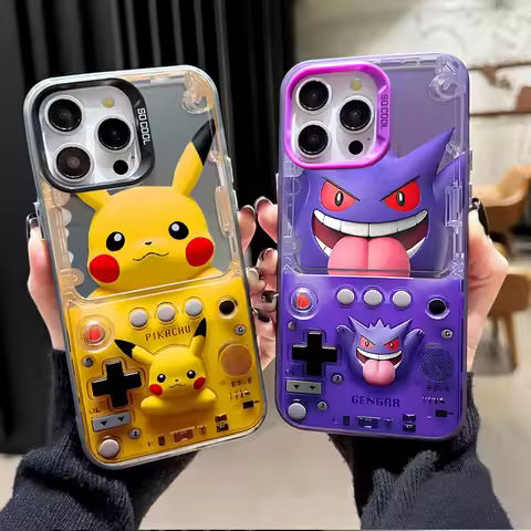 Anime Pikachu P-Pokemon Gengar Phone Case for Xiaomi Redmi Note 14 13 12 11 10 9 8 Pro Plus 14S 12S 